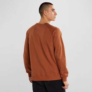 Sweat-shirt unisexe en coton pour homme, pull à col rond uni, logo personnalisé imprimé, tissu polaire, style décontracté, vente en gros - Product Image 3