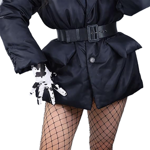 New Fashion Men's Half-<b>Finger</b> Cycling <b>Gloves</b> Comfortable Vintage Winter Leather Knitted <b>Gloves</b> Soft Warm Non-Slip for Daily - Product Image 3