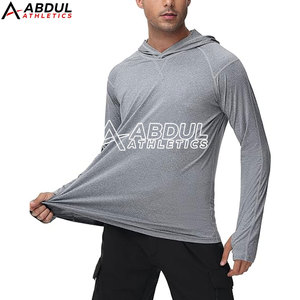 Slim Fit <b>Mens</b> Gym Fitness <b>Hoodies</b> Comfortable Breathable Material Designed <b>For</b> High Performance Training - Product Image 2