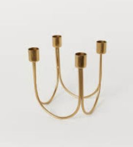 Bougeoir en métal doré fantaisie unique le plus vendu Décoration de la maison pour Pâques et Noël - Product Image 6