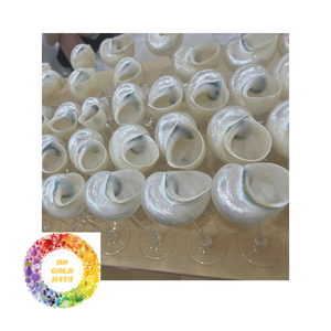 Vasos de caracola con acentos de caracola para una declaración audaz en cenas de 99 Gold Data VN - Product Image 6