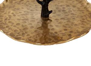 Support à gâteau en métal martelé doré de luxe avec branche d'arbre en corail noir, plateau décoratif pour la décoration de table de mariage ou de fête - Product Image 5