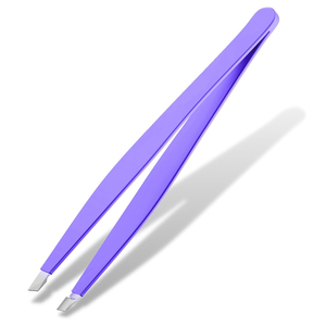 Pince à sourcils de précision supérieure pince à épiler à pointe inclinée en acier inoxydable - Product Image 1