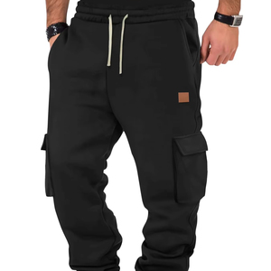 Personalizar Diseño Multi-Bolsillos Hombres Pantalones con estilo Casual Venta al por mayor de los hombres Pantalones de algodón orgánico de secado rápido Cargo Jogger - Product Image 5