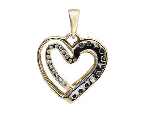 Nuevas llegadas elegante Diamante de moissanita totalmente helado S925 colgante en forma de corazón de plata regalo de aniversario joyería brillante - Product Image 3