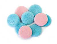 HACCP-gecertificeerde Yum'z Bites Koreaanse bolvormige gummy jelly trendy aardbei-frisdrank smaken |   Lange houdbaarheid 12 maanden 60g zak