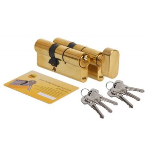 Jeu de Cylindre de Porte Yale Y600 30/45 + 45K/30 Laiton, Classe C - Product Image 1