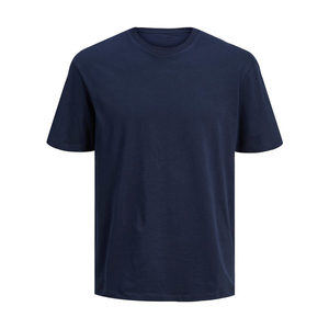 Camiseta de Hombre con Bloques de Color en Contraste, Manga Corta, Cuello Redondo, Tejida, Lisa, Casual, Estilo Urbano - Product Image 3