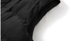 เสื้อกั๊กขนเป็ดผู้หญิงขนาดใหญ่เสื้อแจ็คเก็ตลำลองเสื้อโค้ทอบอุ่นคุณภาพสูงพร้อมฮู้ดแฟชั่นอินเทรนด์เสื้อนอกฤดูหนาวฤดูใบไม้ร่วง - Product Image 6