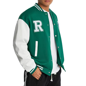 Ropa de calle de diseño único fabricada en Pakistán, las mejores chaquetas de béisbol con letras para hombre, Material de plumón de alta calidad - Product Image 3