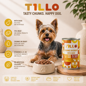 Comida Húmeda para Perros TILLO en Lata - 415 g - Pato - Product Image 2