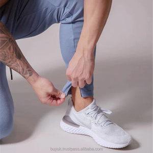 Pantalon de gymnastique skinny taille haute décontracté pour hommes vêtements de sport en toile joggings pour les activités de fitness sous-vêtements de piste confortables - Product Image 3