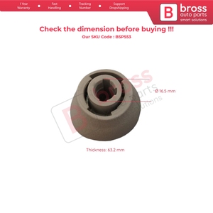 BSP553 6 Speed <b>Shift</b> Stick <b>Knob</b> 328650024R Chrome Beige For - Product Image 5