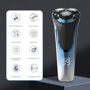 Afeitadora Eléctrica Rotativa para Hombre, Impermeable, Recargable, para Uso en Seco y Húmedo, con Fuente de Alimentación USB, IPX7, Lavable, Mini Afeitadora Facial, 1 Unidad - Product Image 4