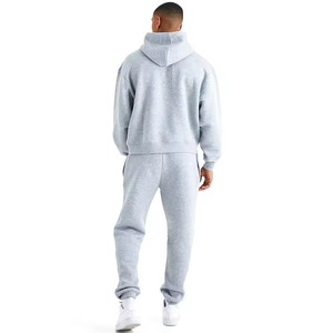 Sudaderas con capucha personalizadas y pantalones de chándal 100% algodón 500 GSM chándal de gran tamaño para hombre con alta calidad - Product Image 2