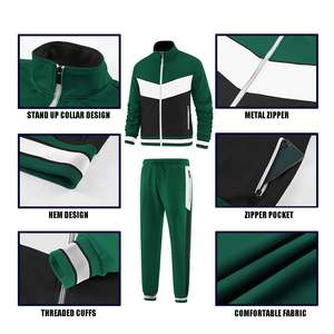 Custom Sweat Suits Men 100%Cotton Heavy Weight Fleece Fitness Oversize Hoodie Stacked Jogger Sets Tracksuits Hoodies Sweatpants - Product Image 5