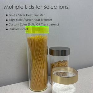 [Holar] pot de stockage alimentaire transparent en plastique avec couvercle rond en argent de qualité supérieure fabriqué à taïwan - Product Image 6