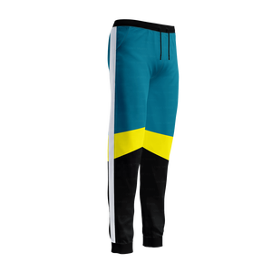 Chándal deportivo de gimnasio ligero personalizado para hombre, pantalones de chándal de estilo informal de cintura media, estampado de transferencia de calor bordado lavado oscuro - Product Image 2