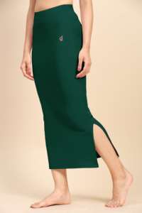 Trendmalls Respirant pour Spandex Shapers Vert Foncé Saree Shapewear Jupon pour Femme Modèle P02 - Product Image 4