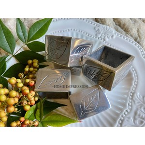 Nouvel Anneau de Serviette en Métal Argenté Élégant Décoration de Table Porte-Serviettes Cadeaux de Mariage Événement Fête Personnalisable - Product Image 2