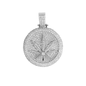 Lujo 14K oro redondo Hip Hop encanto colgante Moissanite diamante para hombres y mujeres bodas fiestas regalos - Product Image 3