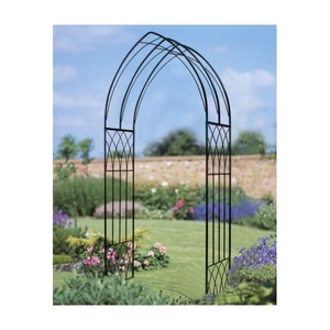 Enrejado de arco de jardín de Metal de diseño elegante para soporte de telón de fondo para interior al aire libre boda césped patio trasero fiesta artículos de decoración - Product Image 4