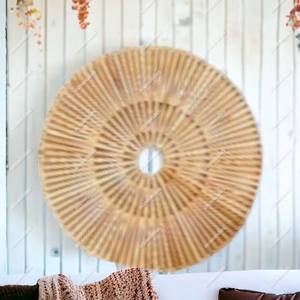 Crochet bohème Art décor à la maison tapisserie jonc de mer suspendus paniers muraux pour salon Boho spirituel macramé tenture murale - Product Image 4