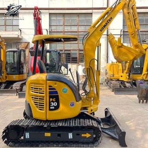 รถขุดโคมัตสุ PC30 มือสอง น้ำหนัก 3.1 ตัน บุ้งกี๋ 0.11 ลบ.ม. ของแท้จากญี่ปุ่น รถขุดขนาดเล็กแบบตีนตะขาบสำหรับงานก่อสร้าง ชั่วโมงการใช้งานต่ำ ได้รับการรับรองมาตรฐาน CE - Product Image 2