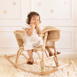 New Product 2025 Grey <b>Rattan</b> Eco-Friendly Modern Kids <b>Daybed</b> Cute Baby Bedroom OEM Low MOQ Vietnam - Product Image 5