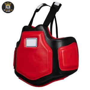 Cómodos protectores de pecho portátiles de alta calidad Taekwondo protectores de pecho conjuntos de boxeo de cuero genuino - Product Image 1