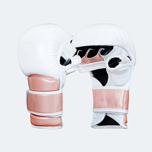 Guantes de Boxeo MMA para Hombre y Mujer, para Entrenamiento en Jaula y con Saco Pesado, Material PU que Absorbe la Humedad, Cierre de Gancho y Bucle - Product Image 1