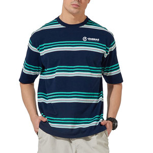 เสื้อยืดผู้ชายโอเวอร์ไซส์ผ้าคอตตอนแบบแห้งเร็วสำหรับผู้ชายเสื้อยืดโอเวอร์ไซส์ผ้า100% แบบสั่งทำสีได้ - Product Image 1