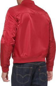 Veste d'université d'hiver pour hommes Logo personnalisé Fabricant de vêtements professionnels Tissu de laine Toile enduite Prix de gros - Product Image 2