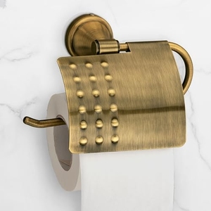 Support mural classique en laiton anti-dérapant et durable pour salle de bain élégante - Product Image 2