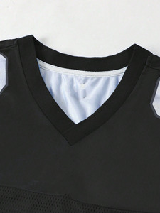 Nuevos Diseños 2026 de Camisetas de Fútbol Americano Transpirables con Cuello en V para 32 Equipos, Tallas Grandes, Conjuntos de 10 Unidades, MOQ - Product Image 3