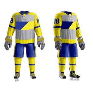 Uniforme deportivo ligero para hockey sobre hielo, jersey transpirable y pantalones duraderos, ajuste adaptable para entrenamientos y partidos - Product Image 3