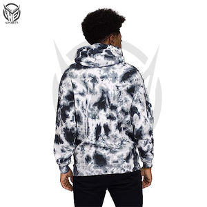 Tie Dye Sweat à capuche Streetwear Pull personnalisé Tie Dye Sweat à capuche pour hommes avec un design différent 2025. - Product Image 3
