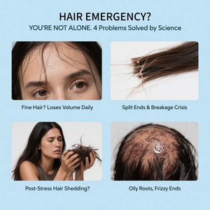 Champú de colágeno de biotina Premium para el crecimiento y engrosamiento del cabello, reparación de volumen para mujeres y hombres, tratamiento orgánico para el cuidado del cabello 500ml - Product Image 2