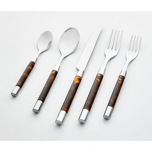 Ensemble de couverts de luxe en acier inoxydable avec poignée décorative couverts élégants pour la maison, la cuisine, le restaurant et l'hôtel. - Product Image 6