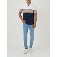 Jeans en denim de coton décontractés coupe slim à jambe droite, taille mi-haute, délavés, toutes saisons, avec logo personnalisé et faible MOQ