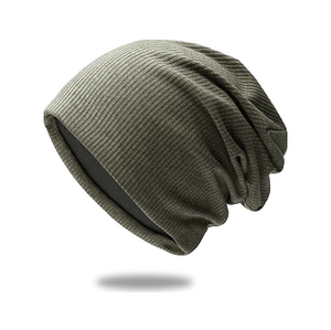 Bonnet de broderie 3D de couleur unie à la mode pour hommes, personnalisé et chaud, couvre-chef tricoté - Product Image 5