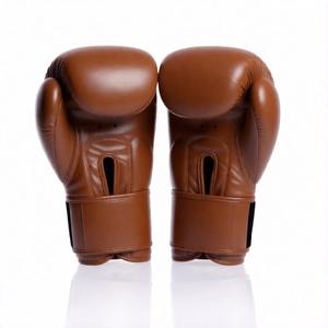 Premium Leather Training Gloves with Custom Floral Embroidery and High Density <b>Foam</b> <b>Padding</b> for Professional Gym and Bag Work - Product Image 1