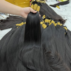ผมต่อจากคนเวียดนามเรียงตามธรรมชาติสีดำตรงจากธรรมชาติ - Product Image 6