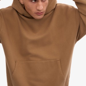 Venta al por mayor de alta calidad de encargo del logotipo de sudaderas con capucha 100% algodón de peso pesado polar en blanco de gran tamaño de talla grande sudaderas con capucha para los hombres - Product Image 3