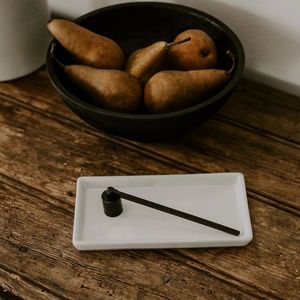 Accessoires de bougie Briquet en acier inoxydable gravé Éteignoir Bougie noire Outil Mèche Trimmer Set avec boîte cadeau - Product Image 6