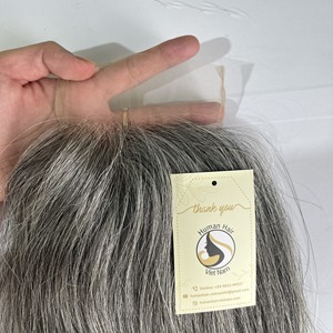 Perruque Lace Closure wig transparente lisse brésilienne — meetu, cheveux bruts, couleur naturelle, bon marché, bonne qualité, vente en gros - Product Image 3