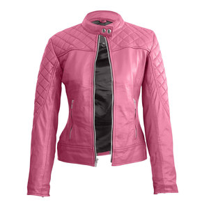 Hot Sale High Quality Women's Regular <b>Winter</b> <b>Leather</b> <b>Jackets</b> Knitted Custom Logo Fashionable - Product Image 4