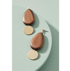 Pendientes Colgantes de Madera, Joyería Hecha a Mano, Diseño Especial para Fiestas y Eventos - Product Image 1