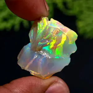 Opala negra natural de pedra preciosa arco-íris, opala de fogo enorme, opala etíope crua sem cortes, fornecedor de minerais por atacado