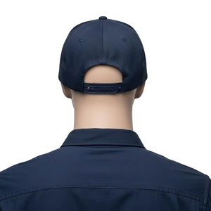 Casquette de baseball unisexe en coton polyester à 6 panneaux Casquette unie à sangle réglable Vêtements de sport d'extérieur respirants Casquette tendance décontractée - Product Image 5